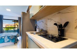 MAKANI BEACH FLAT | STUDIO COM SALA INTEGRADA | PISCINA PRIVADA COM DECK| 39,96m² | PRAIA DE CAMPAS | TAMANDARÉ 