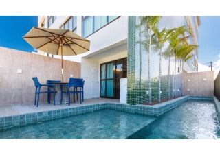 MAKANI BEACH FLAT | STUDIO COM SALA INTEGRADA | PISCINA PRIVADA COM DECK| 39,96m² | PRAIA DE CAMPAS | TAMANDARÉ 