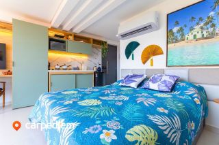 MAKANI BEACH FLAT | STUDIO COM SALA INTEGRADA | ÁREA DE LAZER | 26,58 m² | PRAIA DE CAMPAS | TAMANDARÉ