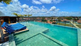 MAKANI BEACH FLAT | STUDIO COM SALA INTEGRADA | ÁREA DE LAZER | 26,58 m² | PRAIA DE CAMPAS | TAMANDARÉ