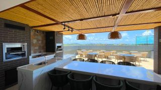 MAKANI BEACH FLAT | STUDIO COM SALA INTEGRADA | ÁREA DE LAZER | 26,58 m² | PRAIA DE CAMPAS | TAMANDARÉ