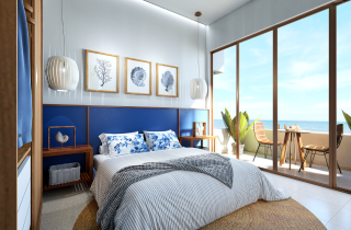 GREEN SEA RESIDENCE | 76,29 m²| 02 QUARTOS, 02 SUÍTES Tipo | ÁREA DE LAZER | PRAIA DE CAMPAS | TAMANDARÉ