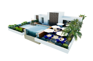 GREEN SEA RESIDENCE | 70,42 m²| 02 QUARTOS, 02 SUÍTES Tipo | ÁREA DE LAZER | PRAIA DE CAMPAS | TAMANDARÉ