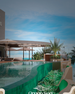 GREEN SEA DELUXE | 22 m²| STUDIO  TIPO | ÁREA DE LAZER | PRAIA DE CAMPAS | TAMANDARÉ