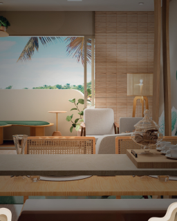 GREEN SEA DELUXE | 22 m²| STUDIO  TIPO | ÁREA DE LAZER | PRAIA DE CAMPAS | TAMANDARÉ