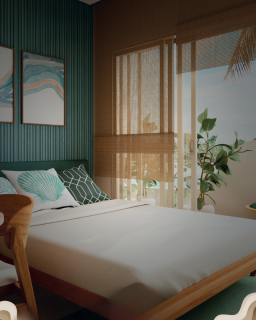 GREEN SEA DELUXE | 22 m²| STUDIO  TIPO | ÁREA DE LAZER | PRAIA DE CAMPAS | TAMANDARÉ