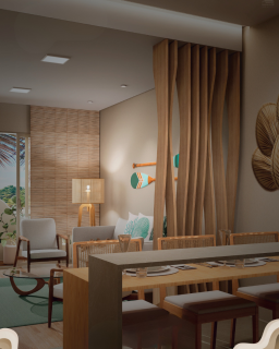 GREEN SEA DELUXE | APARTAMENTO TIPO 2 QUARTOS SENDO UM SUÍTE | VARANDA | 59,46m² | ÁREA DE LAZER | PRAIA DE CAMPAS | TAMANDARÉ