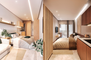 TOURS DU CARNEIROS | STUDIO TERREO COM PISCINA PRIVADA| 32m² | ÁREA DE LAZER COMPLETA | TAMANDARÉ