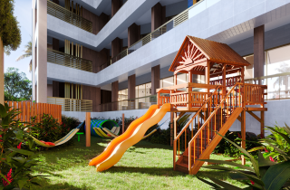 TOURS DU CARNEIROS | STUDIO TERREO COM PISCINA PRIVADA| 32m² | ÁREA DE LAZER COMPLETA | TAMANDARÉ