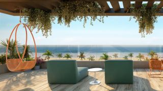 FAROL BEACH CARNEIROS | APARTAMENTO TIPO | 2 QUARTOS (1 SUÍTE) | VARANDA GOURMET | 45m² | ARÉA DE LAZER | 