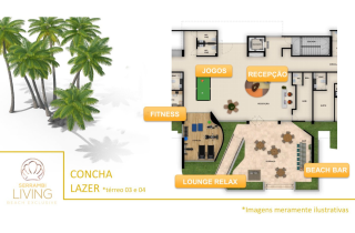 SERRAMBI BEACH EXPERIENCE | STUDIO | VARANDA | 32m² | ÁREA DE LAZER COMPLETA | SERRAMBI