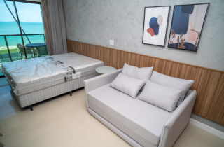SERRAMBI BEACH EXPERIENCE | STUDIO | VARANDA | 32m² | ÁREA DE LAZER COMPLETA | SERRAMBI