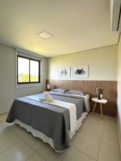 CARNEIROS BEACH RESORT | APT 02 QUARTOS| VARANDA | 64m² | MOBILIADO | ÁREA DE LAZER COMPLETA | TAMANDARÉ
