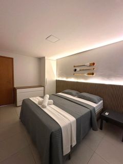 CARNEIROS BEACH RESORT | STUDIO | VARANDA | 46m² | MOBILIADO | ÁREA DE LAZER COMPLETA |