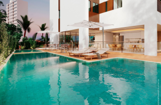 Terrazza Beira Rio | Apto 4 quartos sendo 2 suites | 127,89m² | Madalena | Lazer Completo