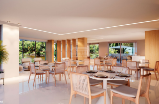 Terrazza Beira Rio | Apto 4 quartos sendo 2 suites | 127,89m² | Madalena | Lazer Completo