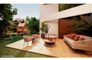 Terrazza Beira Rio | Apto 4 quartos sendo 2 suites | 127,89m² | Madalena | Lazer Completo