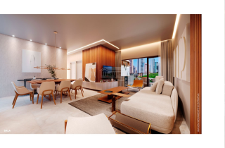 Terrazza Beira Rio | Apto 4 quartos sendo 2 suites | 127,89m² | Madalena | Lazer Completo