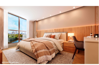 Terrazza Beira Rio | Apto 4 quartos sendo 2 suites | 127,89m² | Madalena | Lazer Completo