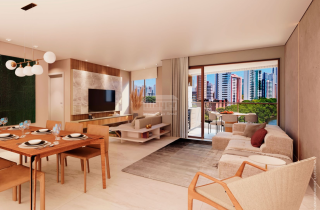 Terrazza Beira Rio | Apto 4 quartos sendo 2 suites | 127,89m² | Madalena | Lazer Completo