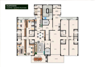 Terrazza Apipucos | Apto de 4 quartos sendo 2 suites | 139,32m² | em Apipucos - Recife | Lazer Completo | Pronto para Morar