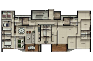 Alameda Jardins | Apto 4 quartos sendo 2 suites | 131,82m² | Boa Viagem | Lazer Completo | Pronto para Morar |