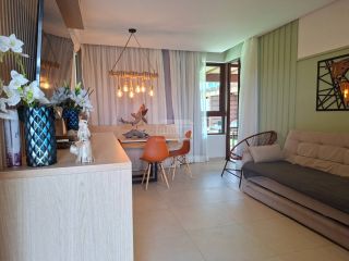 Reserva dos Carneiros | Apto 2 Quartos frente piscina com varanda gourmet | 64m² | Resort de Alto Padrão | Pé na Areia |