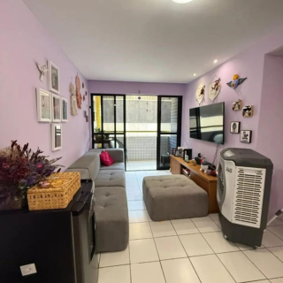 Vendo Apart 3 sendo 1 Suíte! 1 WC | 85m2 | 2 Garagem | BOA VIAGEM | ÁREA DE LAZER