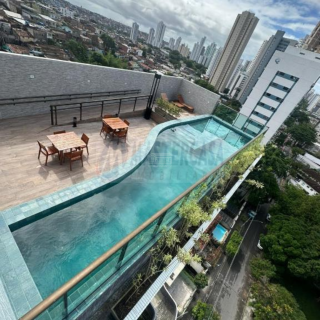 Vendo Apto 2 quartos sendo 1 suite | 64m² | Casa Forte | Área de Lazer |