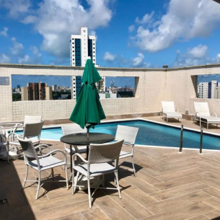 Vendo Apto 2 quartos sendo 1 suite | 75m² | Graças | Área de Lazer |