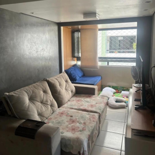 Vendo Apartamento no Edf. Morada do Umbuzeiro | 2 Quartos | 1 sendo Suíte | 56m² | Área de Lazer completa | Iputinga