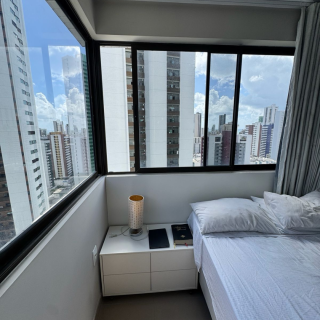 Vendo Apartamento no Beach Class Fit Transamérica | 1 quartos | 44m² | Área de lazer Completa | 1 Garagem | Boa  Viagem|