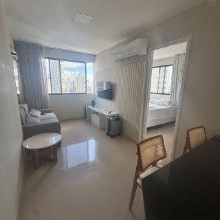 Vendo Apartamento no Beach Class Fit Transamérica | 1 quartos | 44m² | Área de lazer Completa | 1 Garagem | Boa  Viagem|