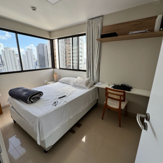 Vendo Apartamento no Beach Class Fit Transamérica | 1 quartos | 44m² | Área de lazer Completa | 1 Garagem | Boa  Viagem|