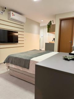 Studio Tipo no Porto Prime | Mobiliado | 28,81m2 | Varanda c Cozinha Integrada | Área de Lazer | Porto de Galinhas