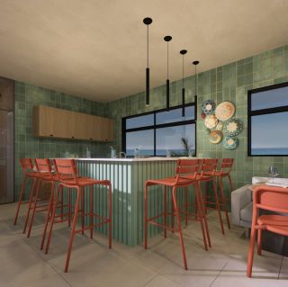 Flat no Sangano Beach Prime | 35,96m²  | 1 Qto | 1 Wc | Varanda | Área de Lazer | Porto de Galinhas