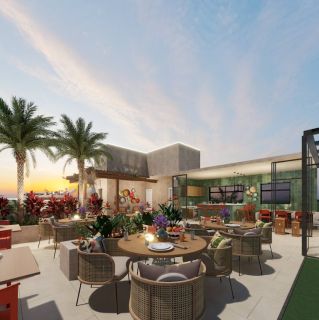 Flat no Sangano Beach Prime | 35,96m²  | 1 Qto | 1 Wc | Varanda | Área de Lazer | Porto de Galinhas