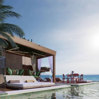 Flat no Sangano Beach Prime | 35,96m²  | 1 Qto | 1 Wc | Varanda | Área de Lazer | Porto de Galinhas