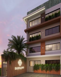 Flat no Sangano Beach Prime | 35,96m²  | 1 Qto | 1 Wc | Varanda | Área de Lazer | Porto de Galinhas