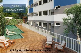Cittá San Martin | Vendo Apto 2 quartos | 33,62m² | Bairro San Martin | Recife | Na Planta | Lazer Completo |