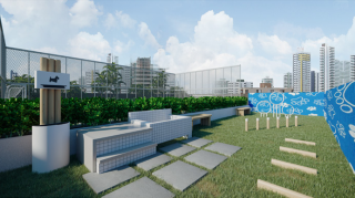 A venda imóvel com 2 quartos e varanda Bairro do Barro