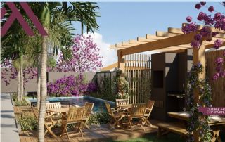 A venda imóvel com 2 quartos e varanda Bairro do Barro | Lazer Completo |