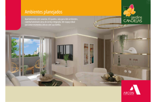 Jardins Candeias | Vendo Apto 2 quartos com varanda | 48,74m² | Área de Lazer completa