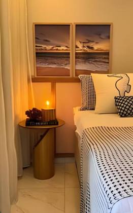 Vendo Flat em Porto de Galinhas, mobiliado, varanda, vista mar