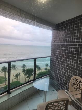 Alugo Flat na Av. Boa Viagem, mobiliado, 01 Qt, Sala, Cozinha, Varanda, Lazer, Nascente.
