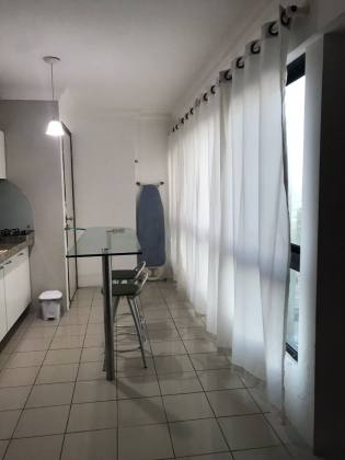 Alugo na Avenida Boa Viagem, Flat mobiliado,44 m², 01 Qt, Sala, Cozinha. Lazer