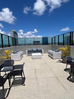 Alugo Studio, mobília planejada, 26m², Lazer completo - boa viagem