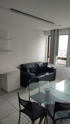 Vendo Flat na Francisco da Cunha,Boa Viagem, 01 quarto, andar alto, Sala, cozinha, Lazer completo