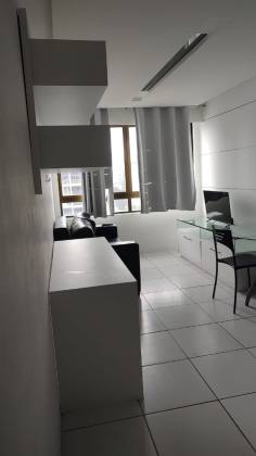 Vendo Flat na Francisco da Cunha,Boa Viagem, 01 quarto, andar alto, Sala, cozinha, Lazer completo