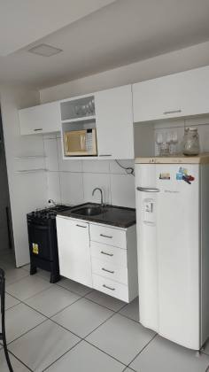 Vendo Flat na Francisco da Cunha,Boa Viagem, 01 quarto, andar alto, Sala, cozinha, Lazer completo